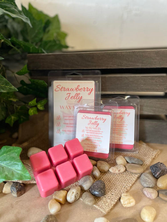 Strawberry Jelly - Wax Melts Valkyrie Global Natural Skin Care Self Care Beauty St. Catharines Ontario Canada