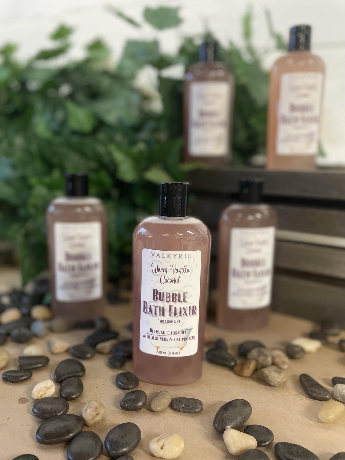 Warm Vanilla Coconut - Bubble Elixir Valkyrie Global Natural Skin Care Self Care Beauty St. Catharines Ontario Canada
