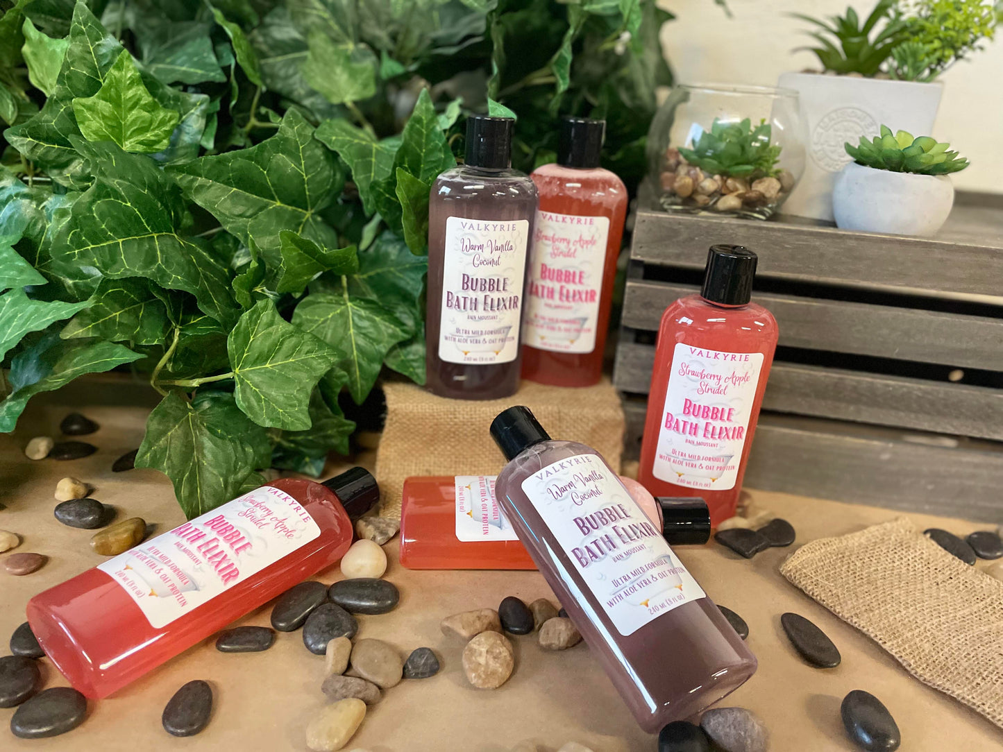Strawberry Apple Strudel - Bubble Elixir Valkyrie Global Natural Skin Care Self Care Beauty St. Catharines Ontario Canada