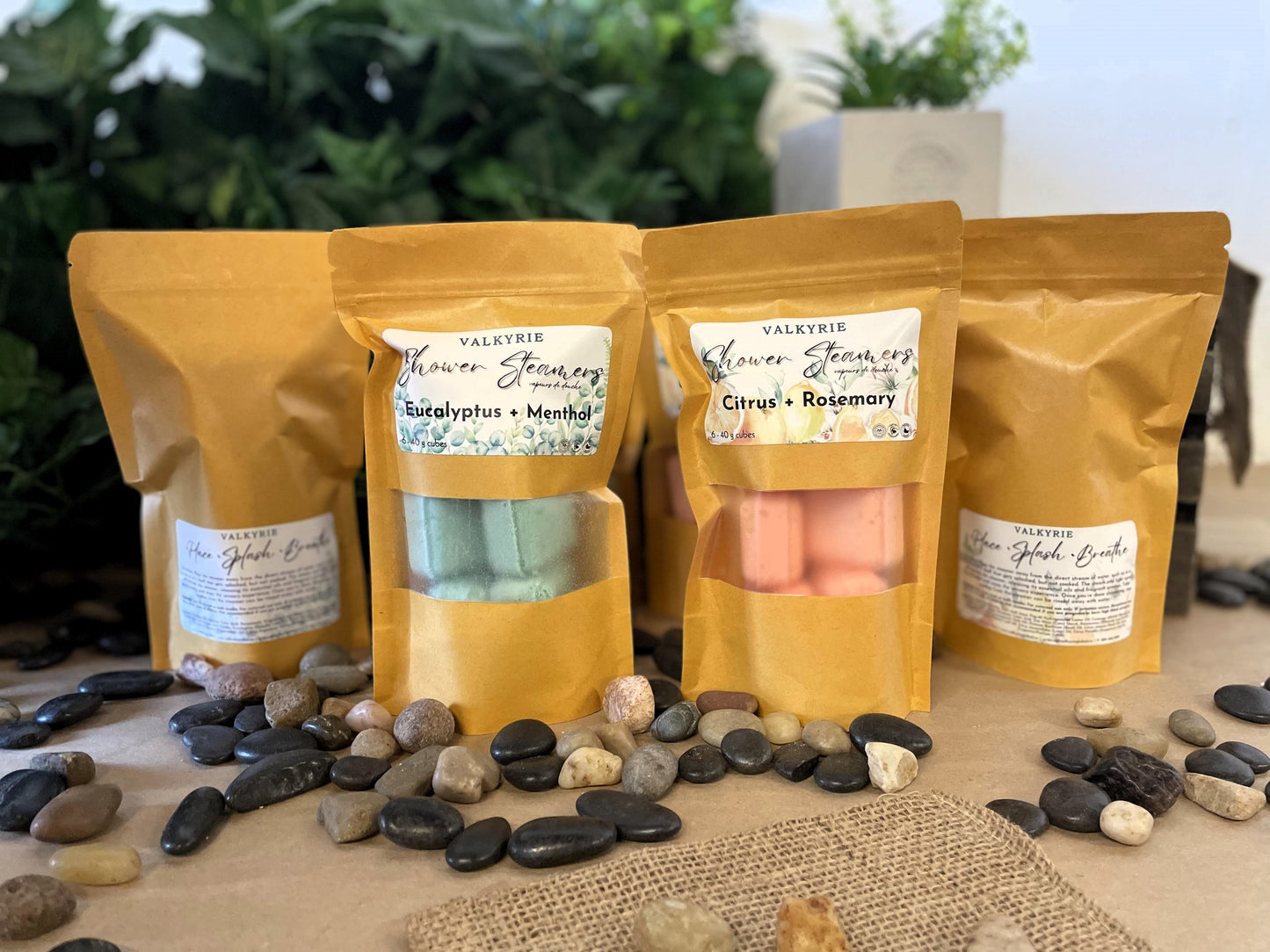 Citrus + Rosemary - Shower Steamers Valkyrie Global Natural Skin Care Self Care Beauty St. Catharines Ontario Canada