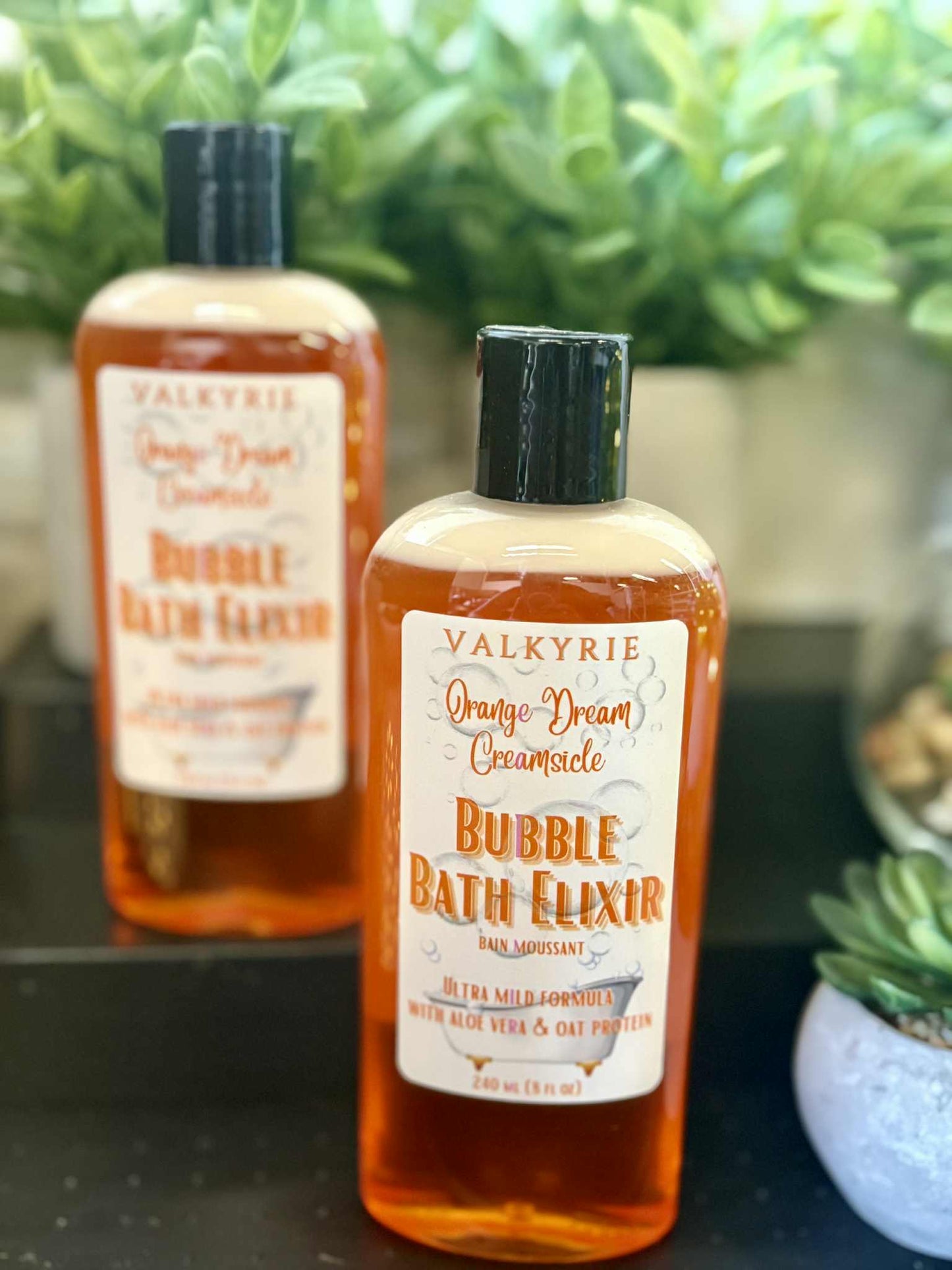 Orange Dream Creamsicle Bubble Elixir Valkyrie Natural Skin Care Self Care Beauty St. Catharines Canada
