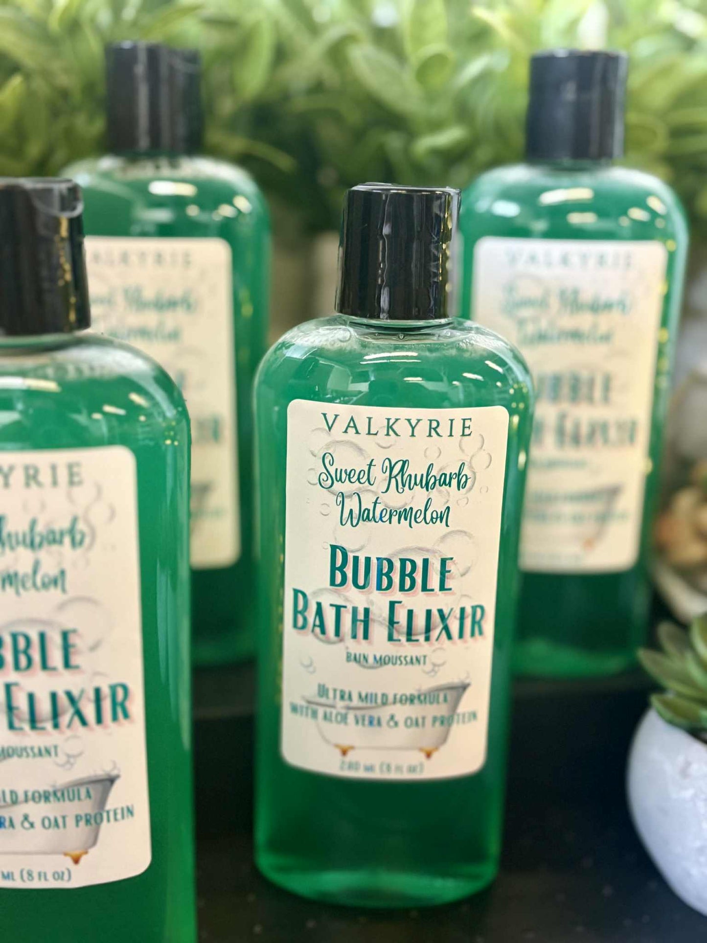 Sweet Watermelon Rhubarb Bubble Elixir Valkyrie Natural Skin Care Self Care Beauty St. Catharines Canada