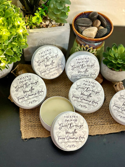 Balm-to-Milk Creamy Clay Cleanser - Sweet Orange Vanilla Valkyrie Global Skin Care Self Care Beauty St. Catharines Ontario Canada