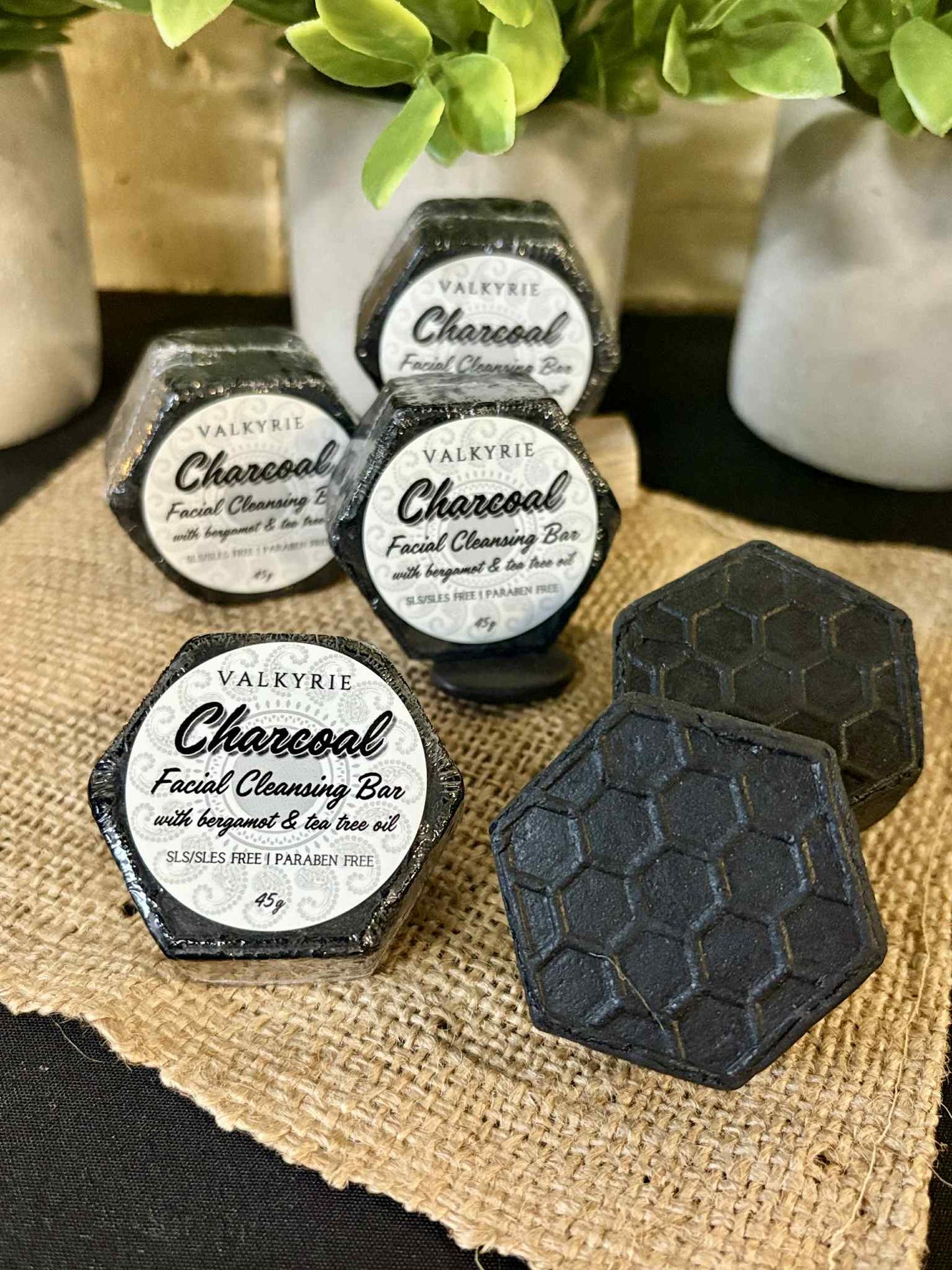 Charcoal Facial Cleansing Bar Valkyrie Global Skin Care Self Care Ont. Canada