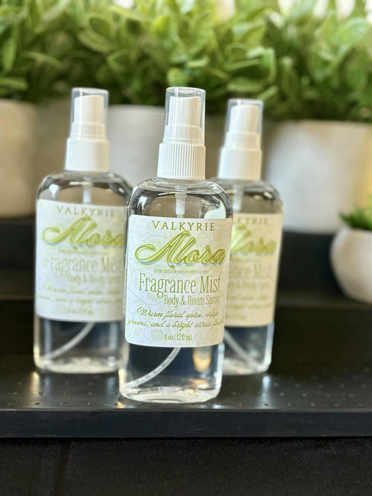 Fragrance Mist Body & Room Spray Alora Valkyrie Skin Care Beauty St. Catharines Ontario Canada