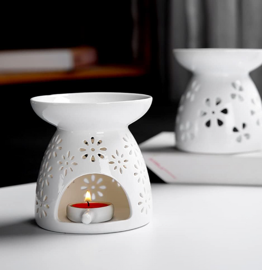 Pedestal Ceramic Tealight Warmer Valkyrie Global Home Fragrance Decor Self Care St. Catharines Ontario Canada