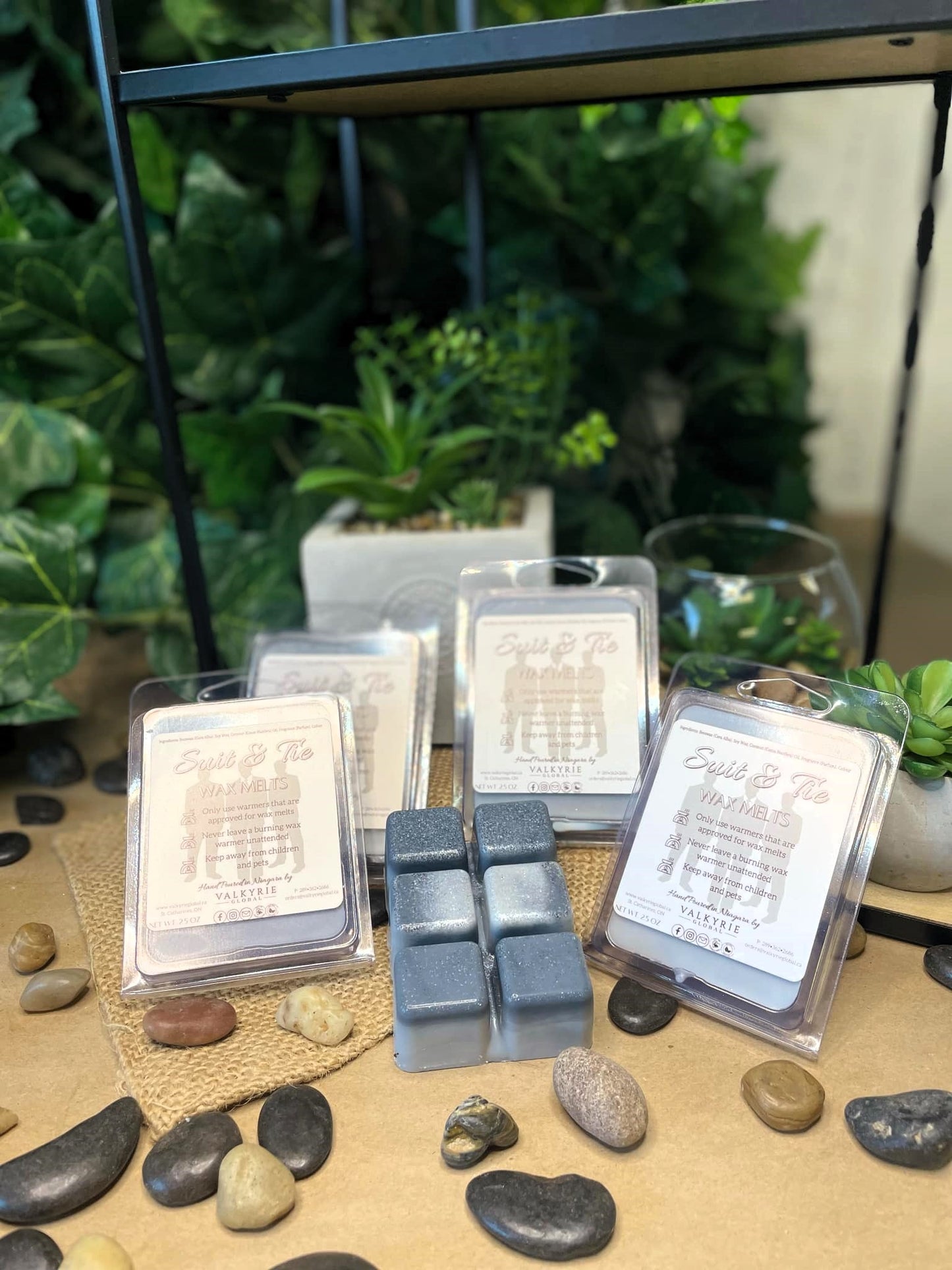 Suit & Tie Wax Melts Valkyrie Global Aroma Self Care Beauty St. Catharines Ontario Canada