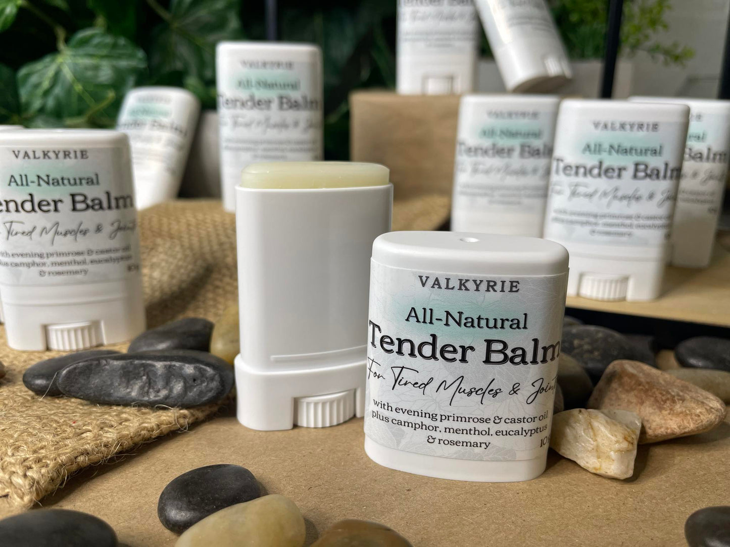 Tender Balm - For Tired Muscles & Joints Valkyrie Global Natural Skin Care Self Care Beauty St. Catharines Ontario Canada