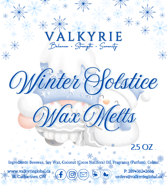 Winter Solstice - Wax Melts Valkyrie Global Home Fragrance Self Care St. Catharines Ontario Canada