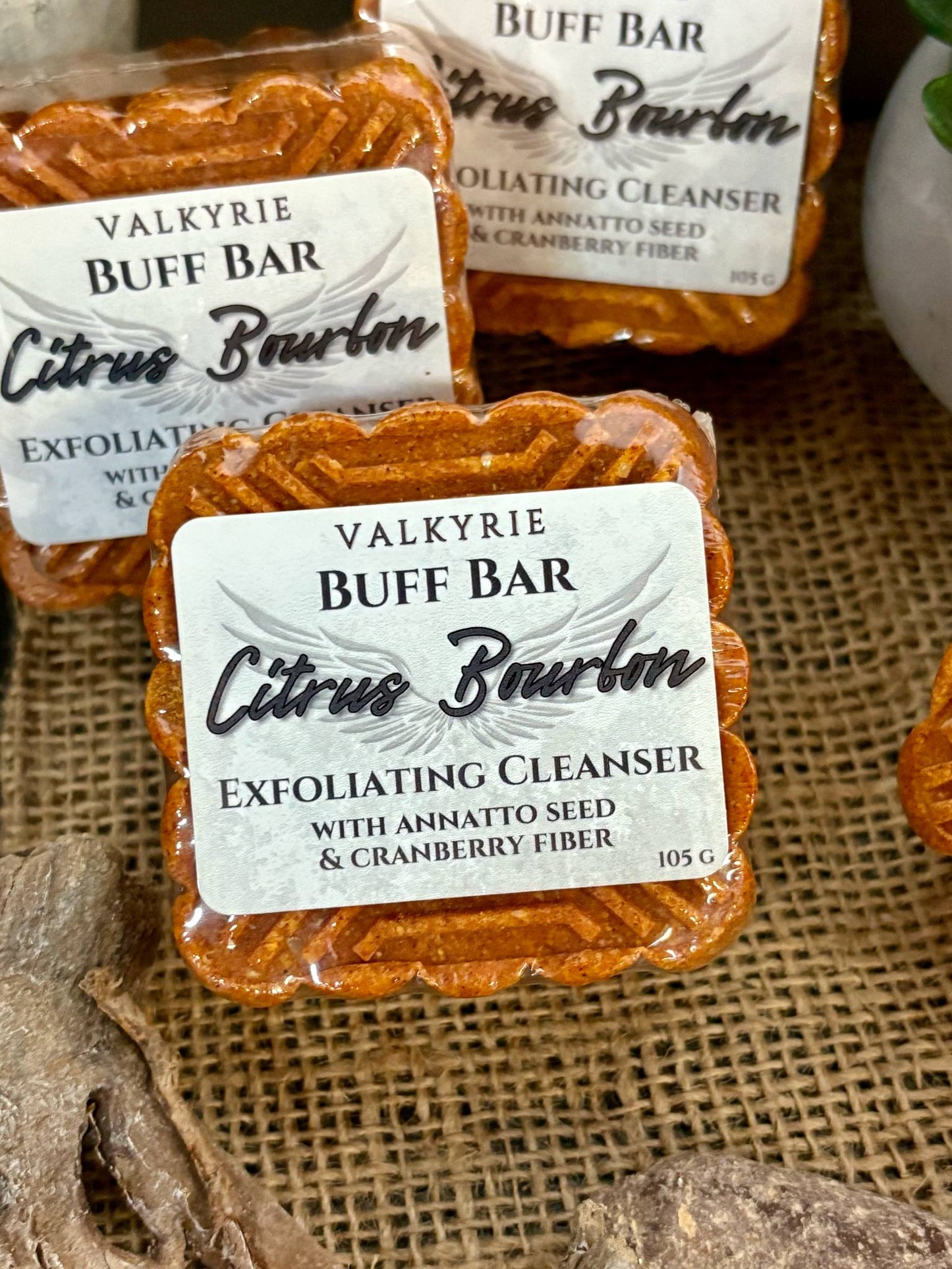 Buff Bar - Citrus Bourbon Valkyrie Global Skin Care Self Care Beauty St. Catharines Ontario Canada