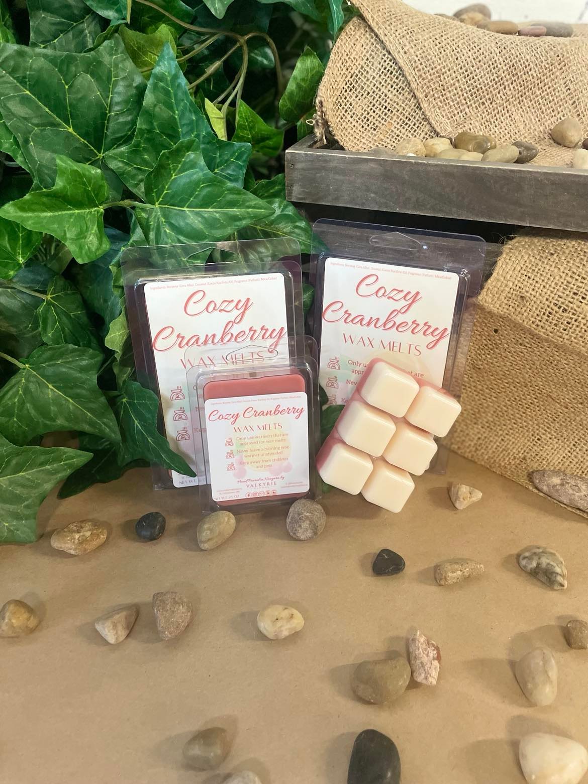 Cozy Cranberry Wax Melts Valkyrie Global Skin Care Self Care Beauty St. Catharines Ontario Canada