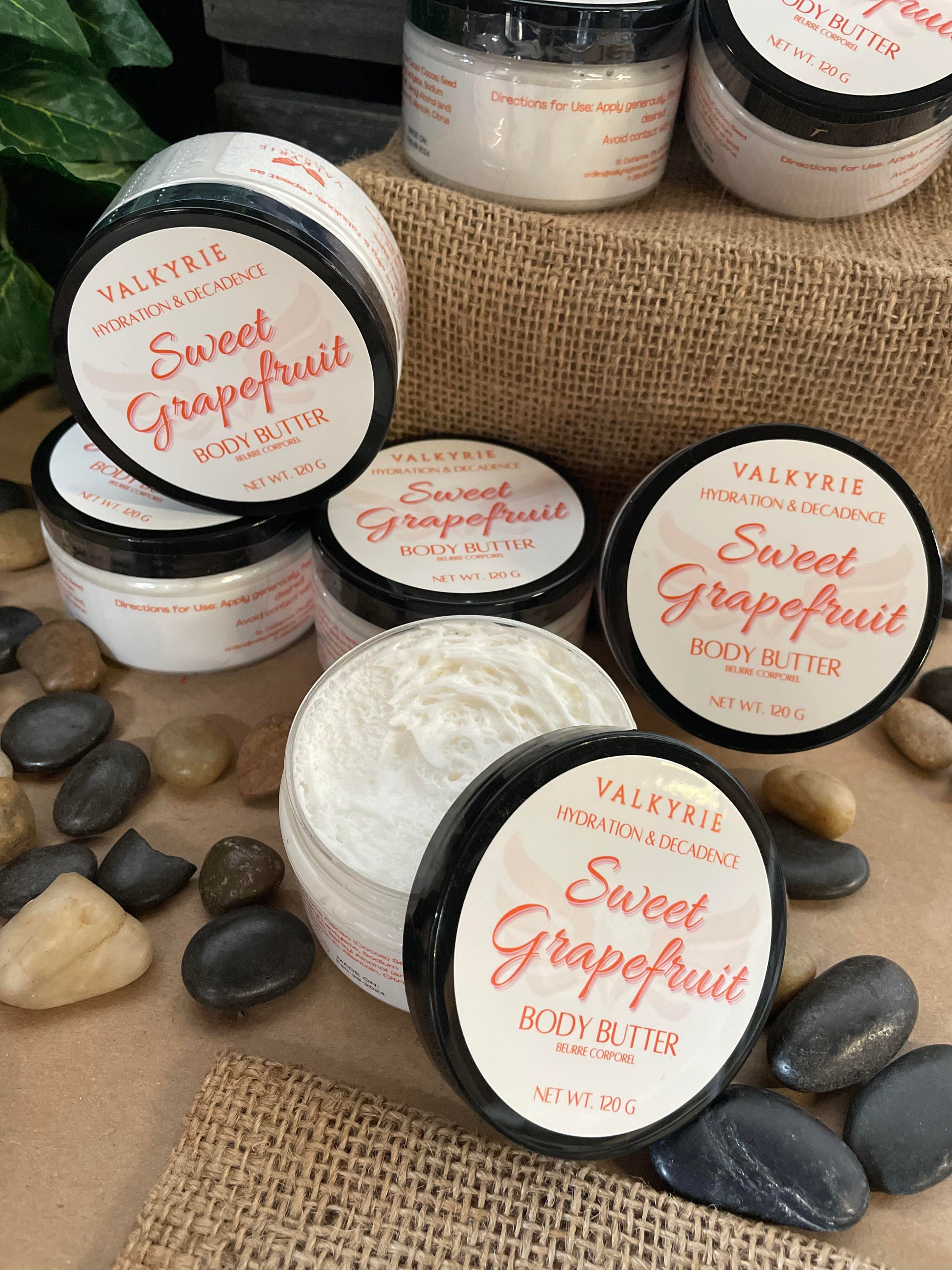 Sweet Grapefruit - Body Butter Valkyrie Global Skin Care Self Care Beauty St. Catharines Ontario Canada