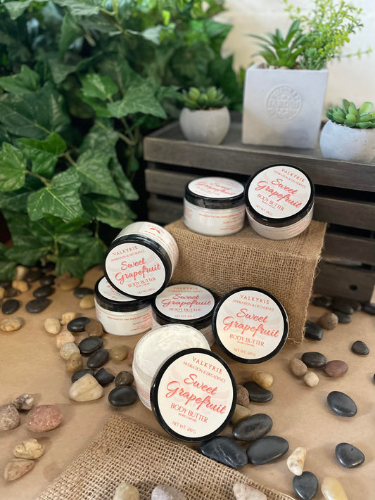 Sweet Grapefruit - Body Butter Valkyrie Global Skin Care Self Care Beauty St. Catharines Ontario Canada
