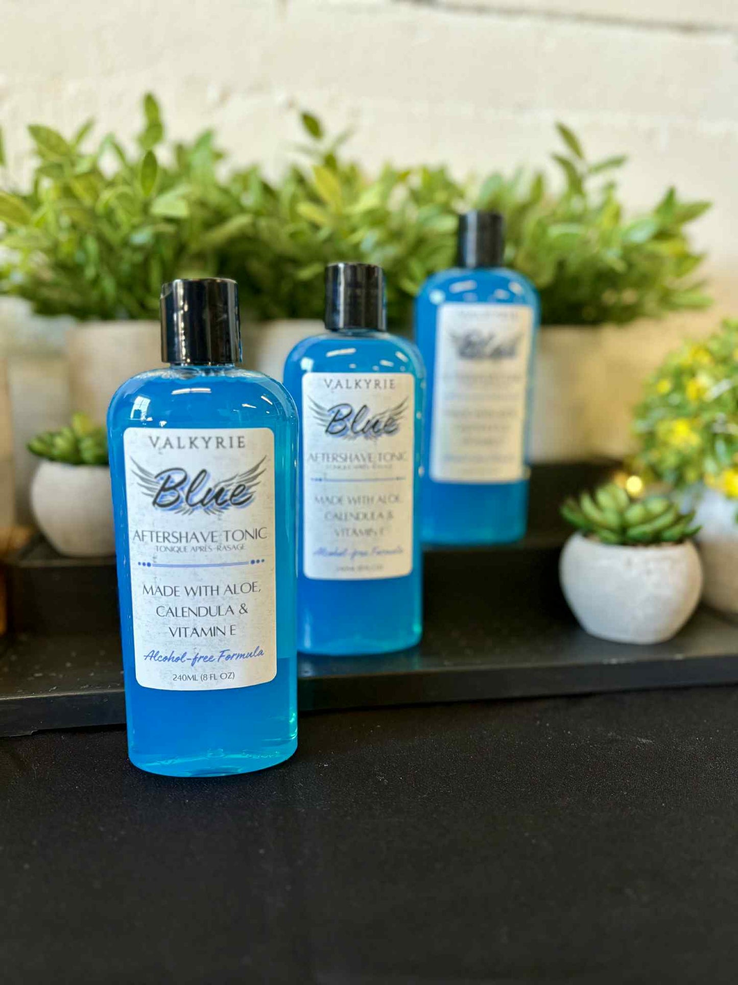 Blue Aftershave Tonic Valkyrie Skin Care Mens Grooming Ontario Canada