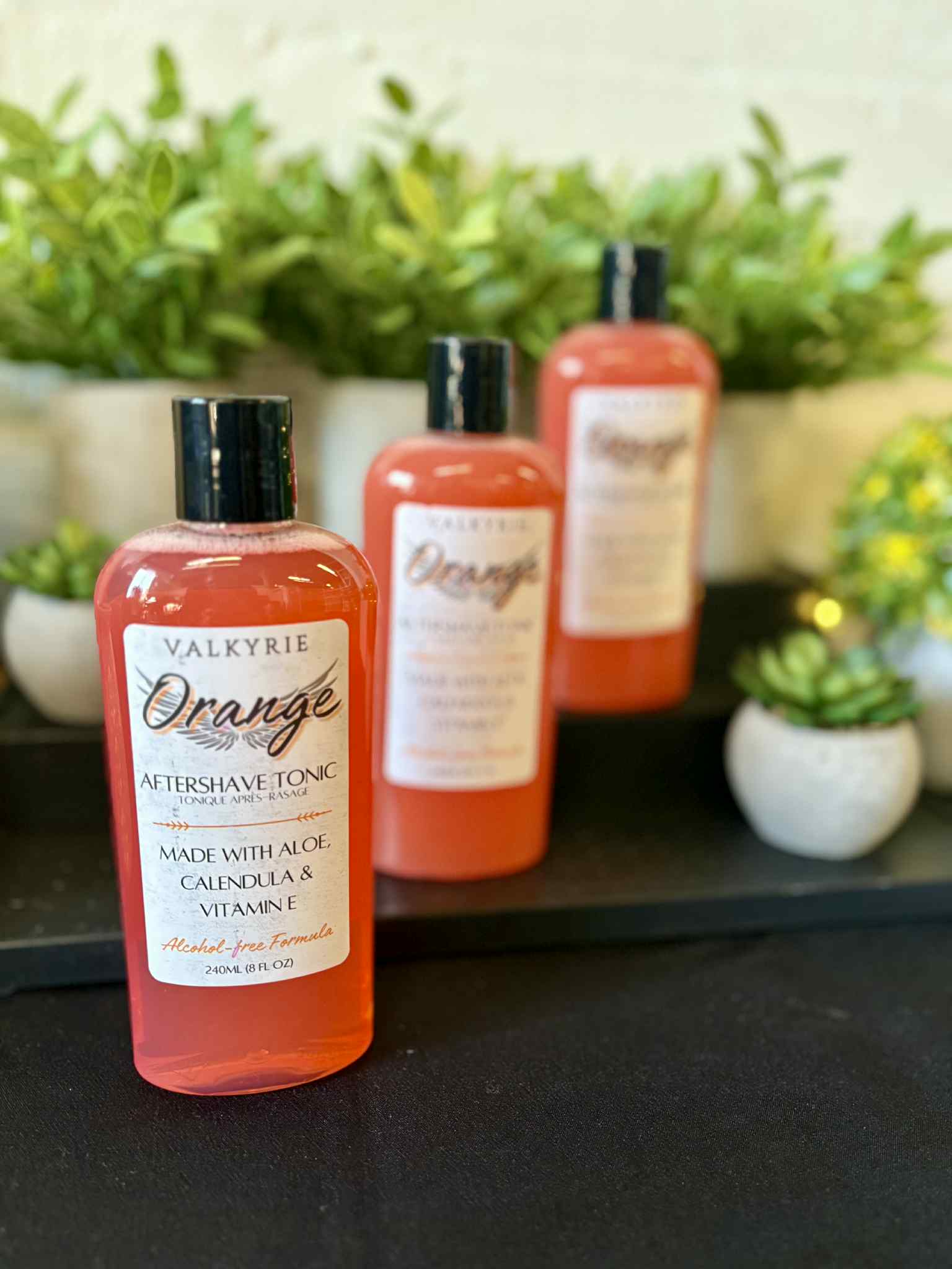 Orange Aftershave Tonic Valkyrie Skin Care Mens Grooming Ontario Canada