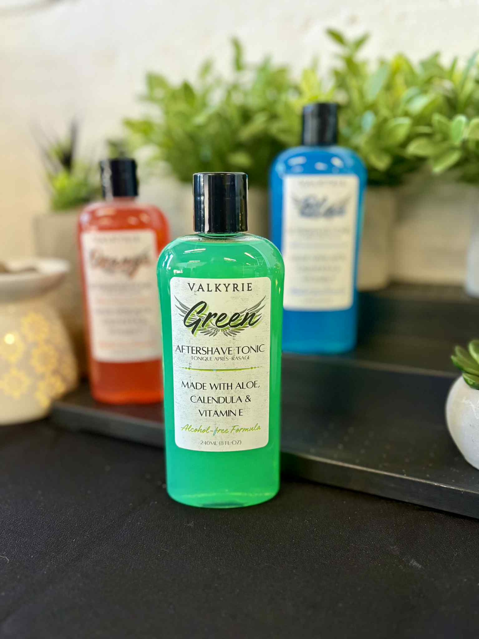 Green Aftershave Tonic Valkyrie Skin Care Mens Grooming Ontario Canada