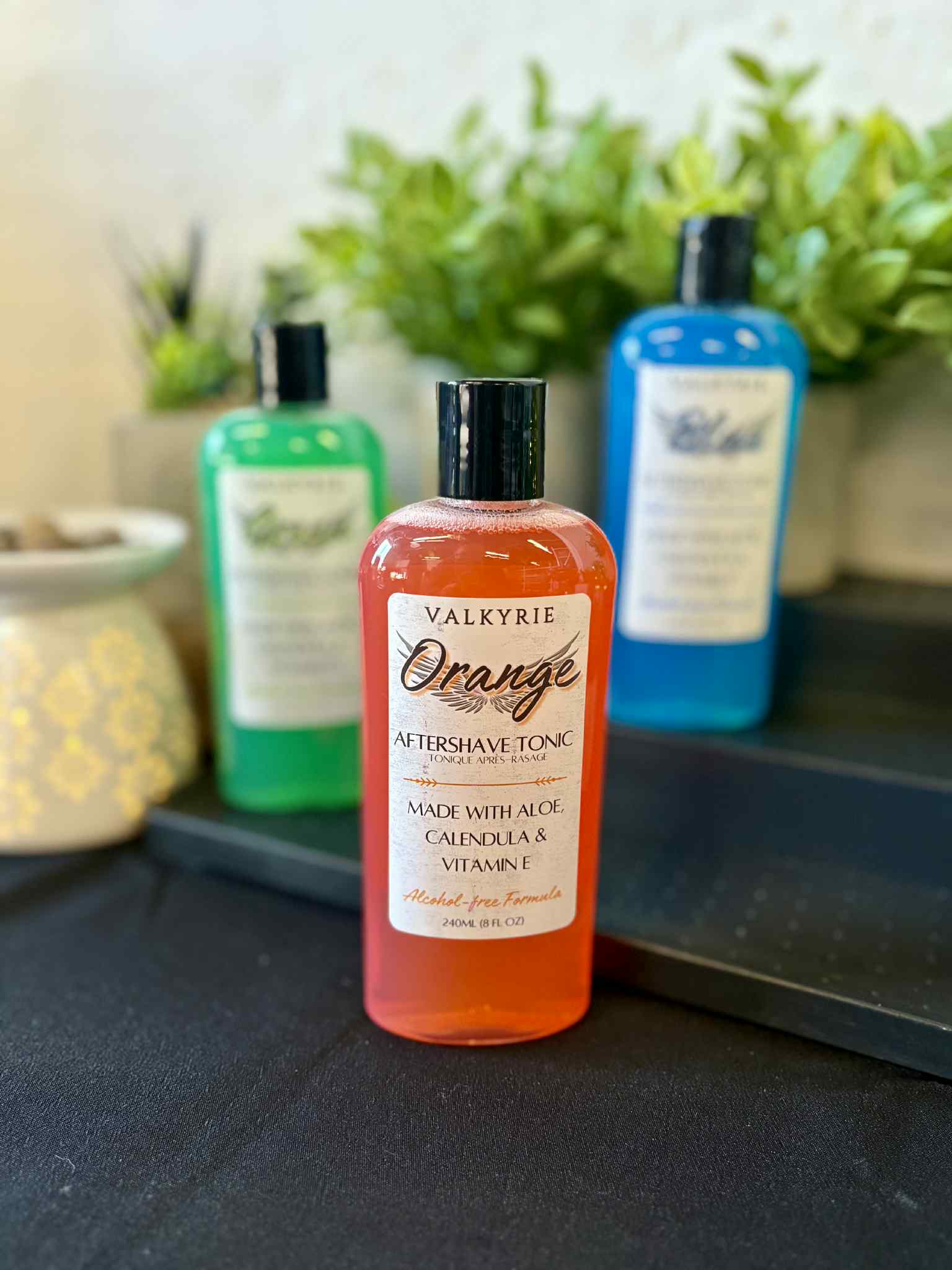 Orange Aftershave Tonic Valkyrie Skin Care Mens Grooming Ontario Canada