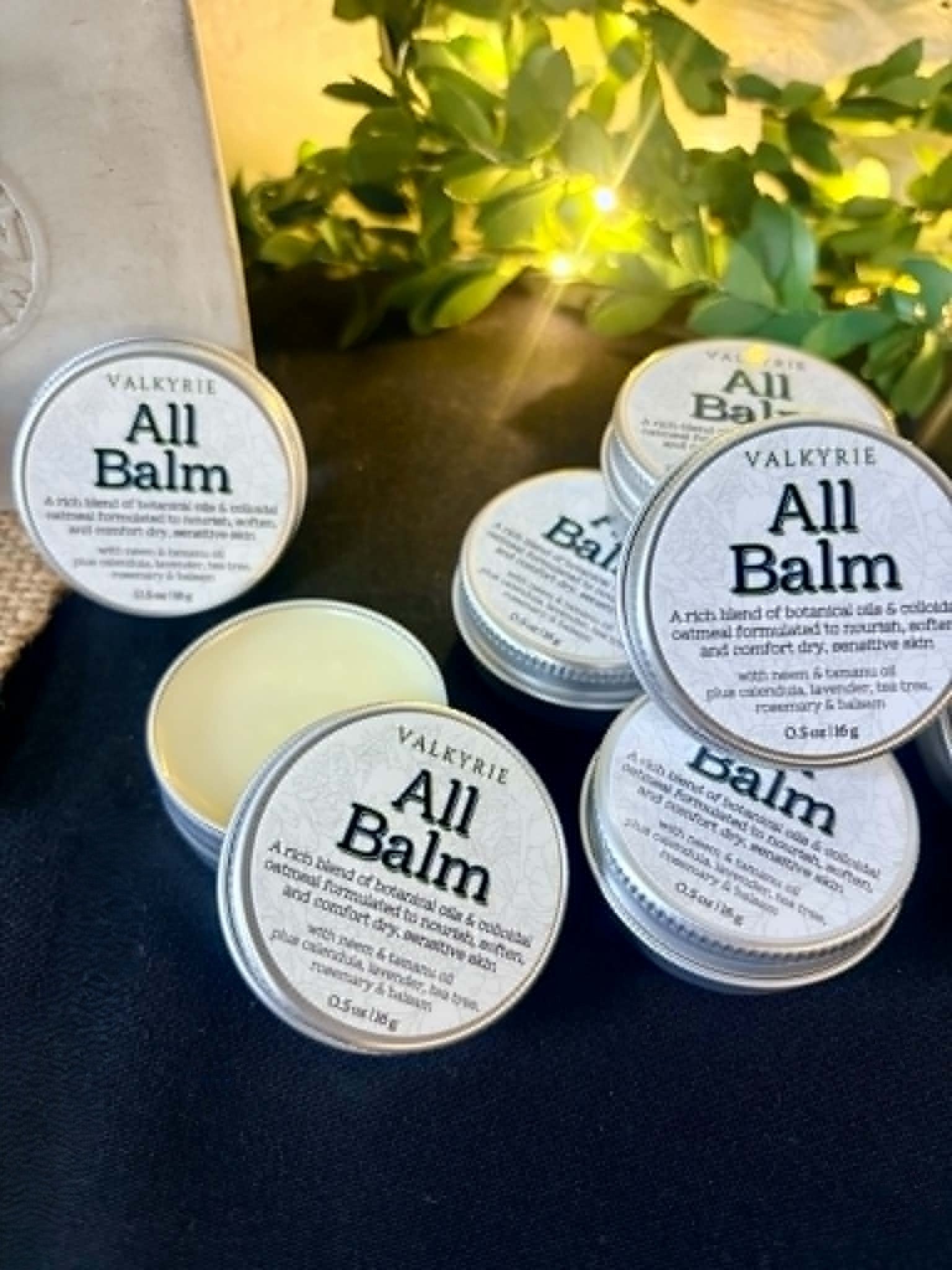 All Balm Valkyrie Global Natural Skin Care Self Care Ont. Canada