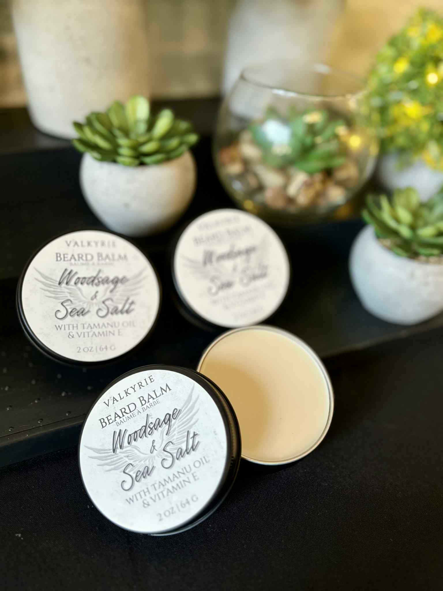 Woodsage & Sea Salt Beard Balm Valkyrie Beard Care Mens Grooming Ontario Canada