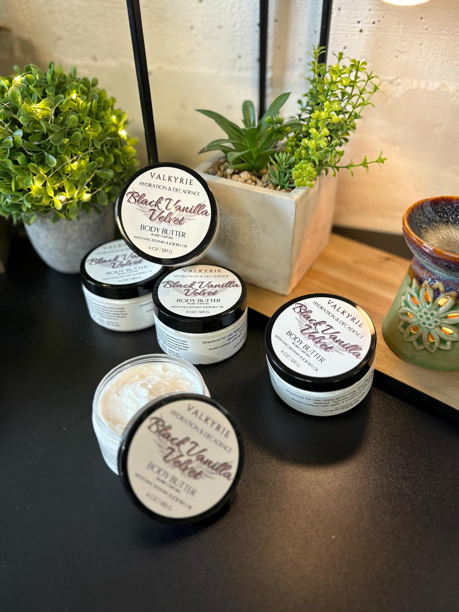 Black Vanilla Velvet - Body Butter Valkyrie Global Skin Care Self Care Beauty St. Catharines Ontario Canada