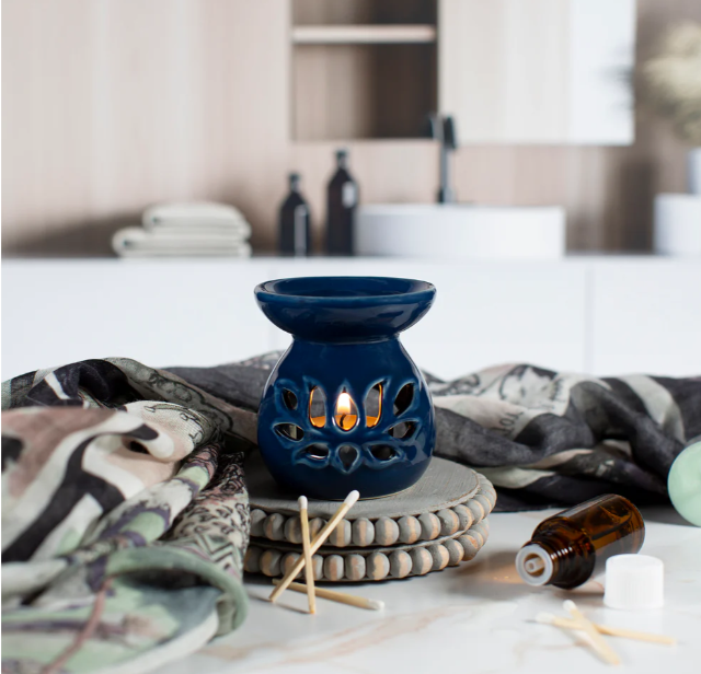 Blue Lotus Tealight Warmer