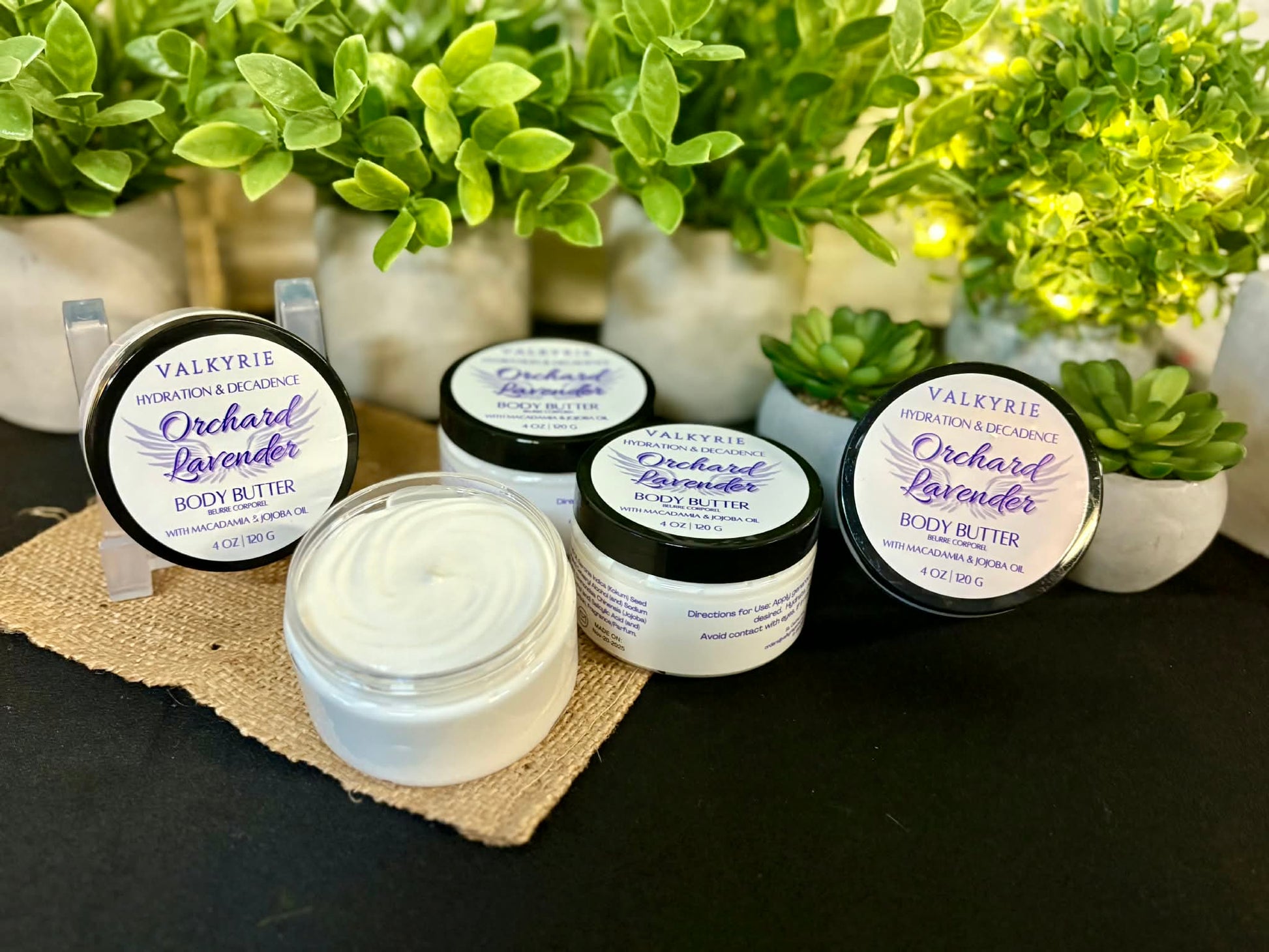 Orchard Lavender Body Butter Valkyrie Global Skin Care Self Care Ont. Canada