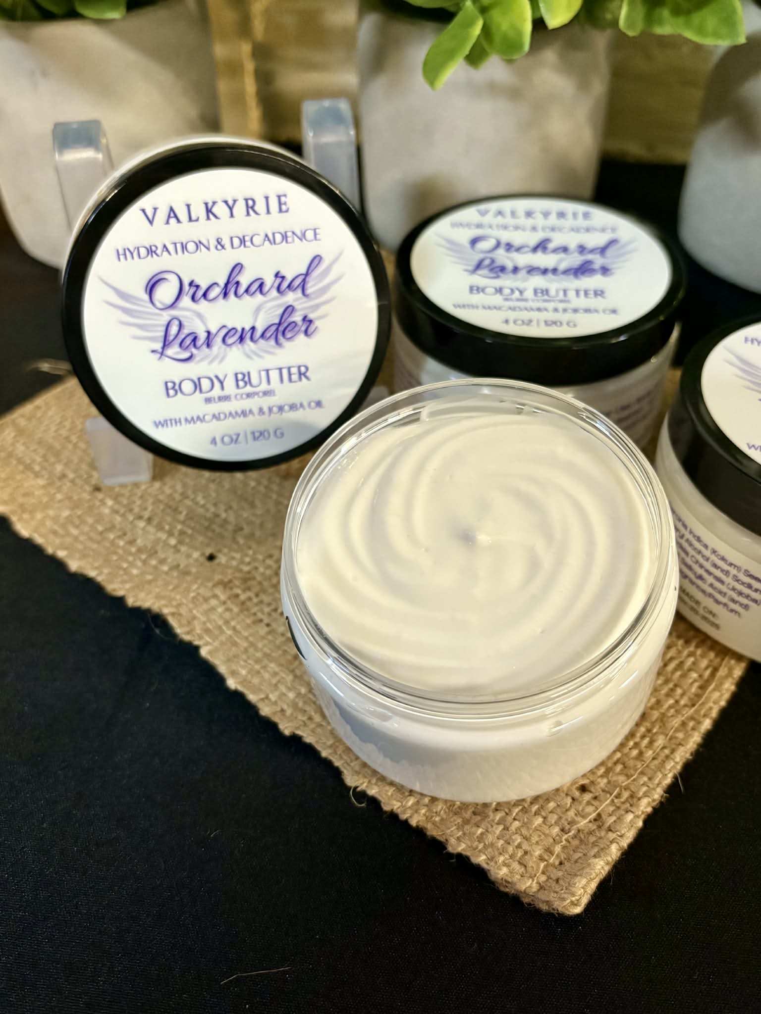 Orchard Lavender Body Butter Valkyrie Global Skin Care Self Care Ont. Canada