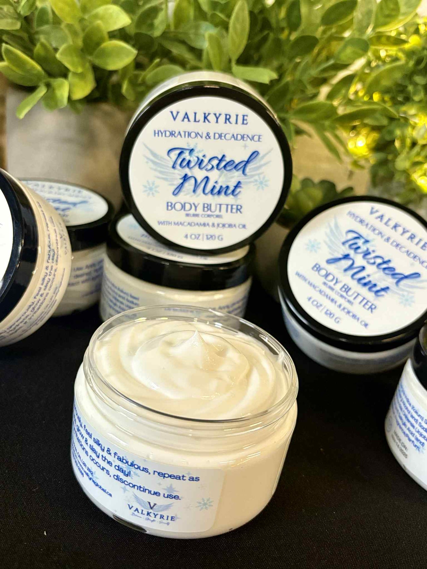 Twisted Mint Body Butter Valkyrie Global Skin Care Self Care Ont. Canada