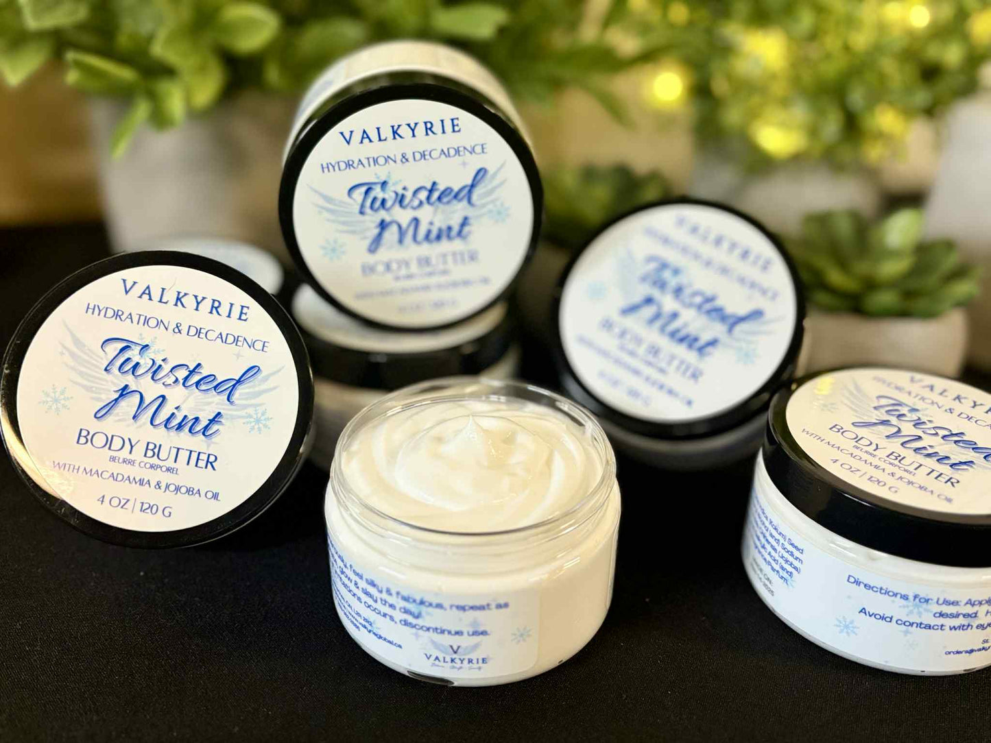 Twisted Mint Body Butter Valkyrie Global Skin Care Self Care Ont. Canada