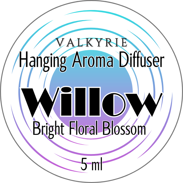 Hanging Aromatic Diffuser - Willow Valkyrie Global Natural Self Care ...