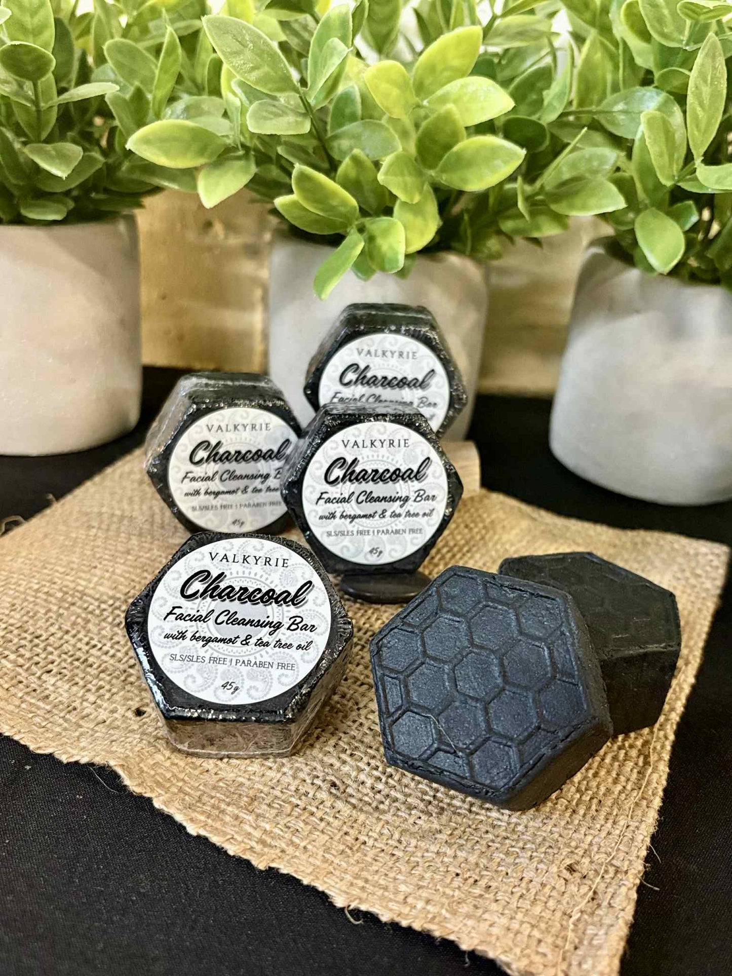 Charcoal Facial Cleansing Bar Valkyrie Global Skin Care Self Care Ont. Canada