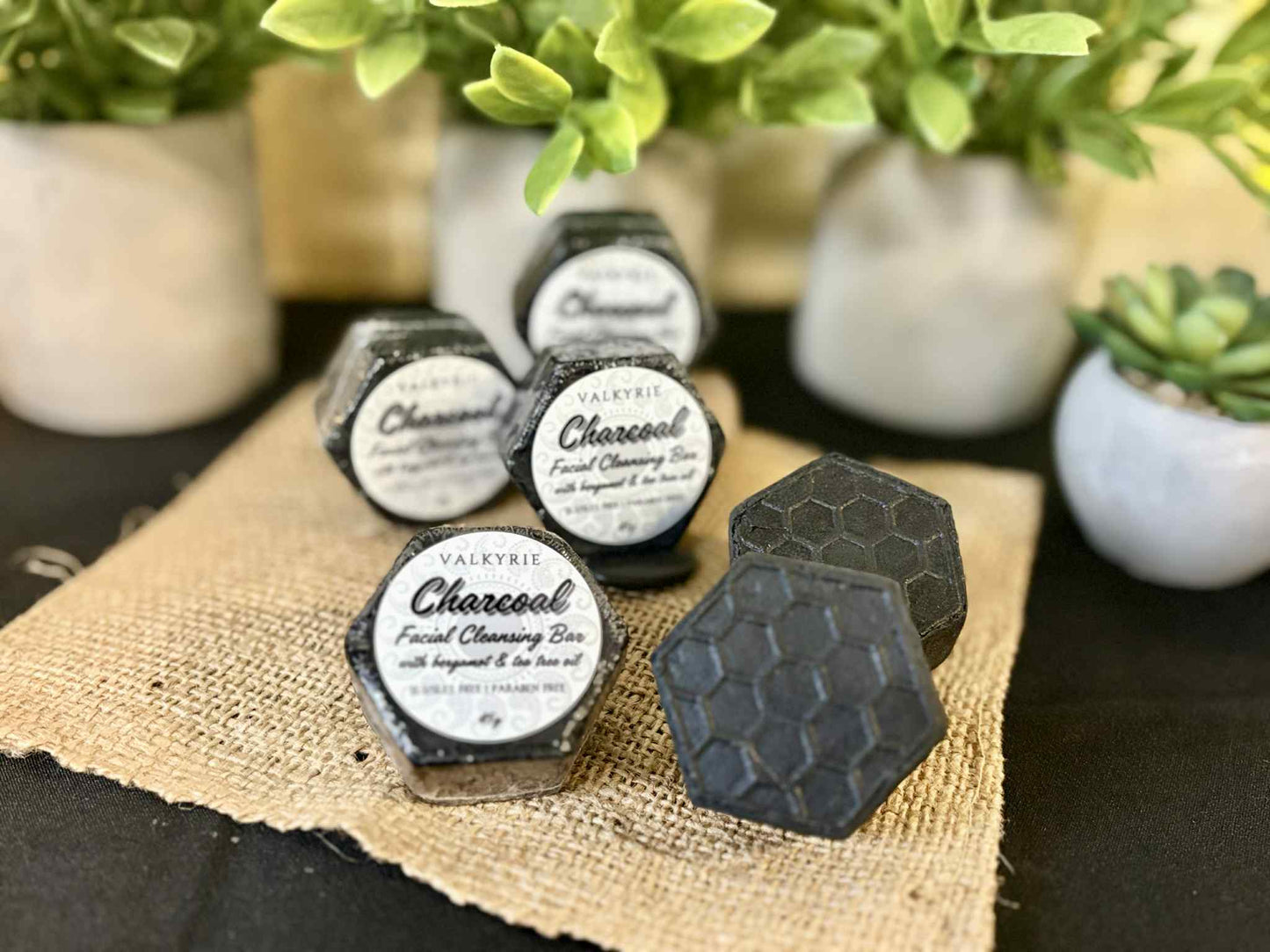 Charcoal Facial Cleansing Bar Valkyrie Global Skin Care Self Care Ont. Canada