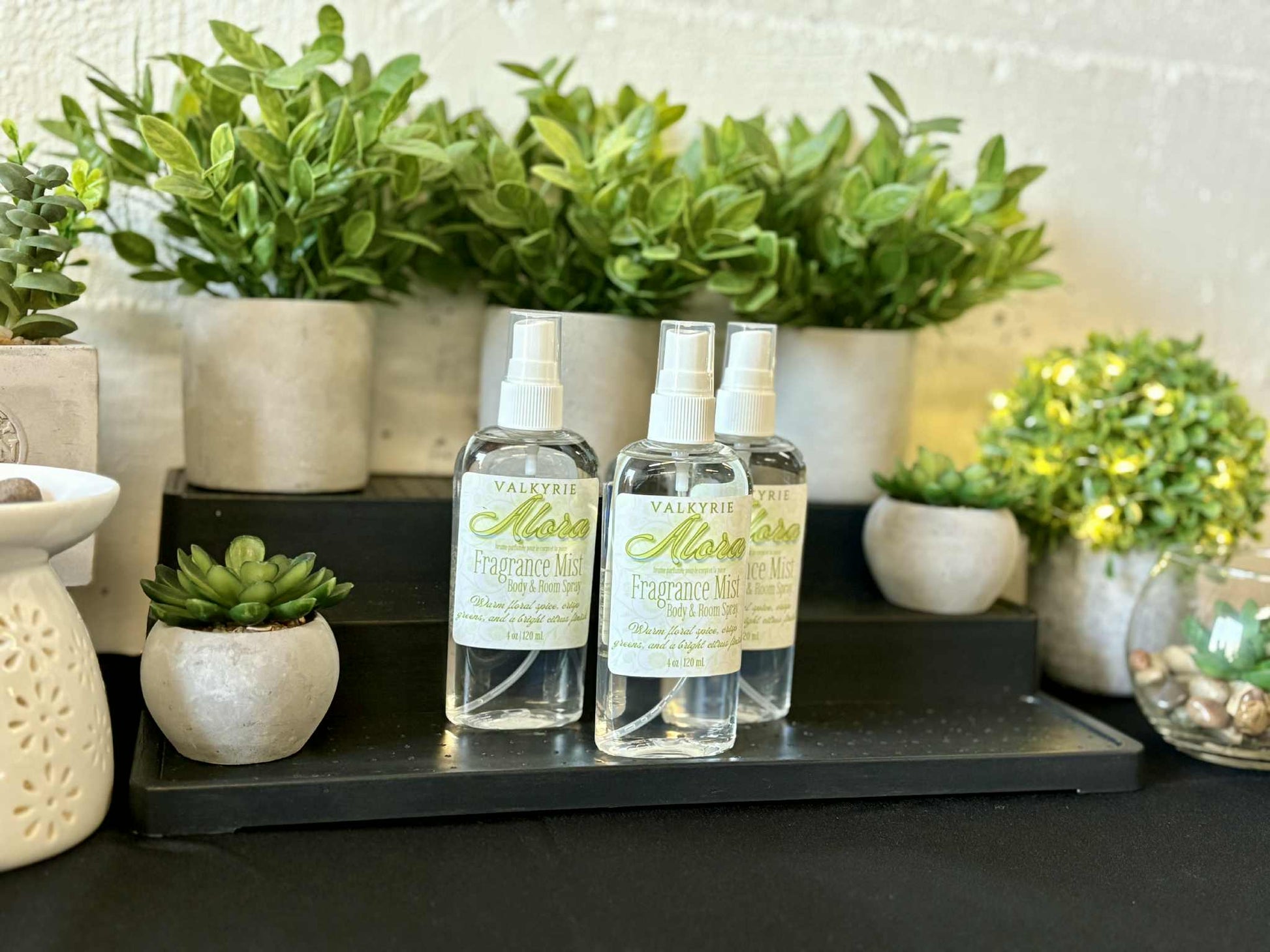 Fragrance Mist Body & Room Spray Alora Valkyrie Skin Care Beauty St. Catharines Ontario Canada