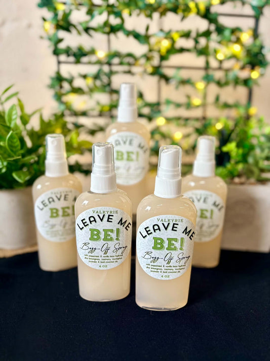 Leave Me Be! Buzz-Off Spray Valkyrie Outdoor Skin Care Ont. Canada