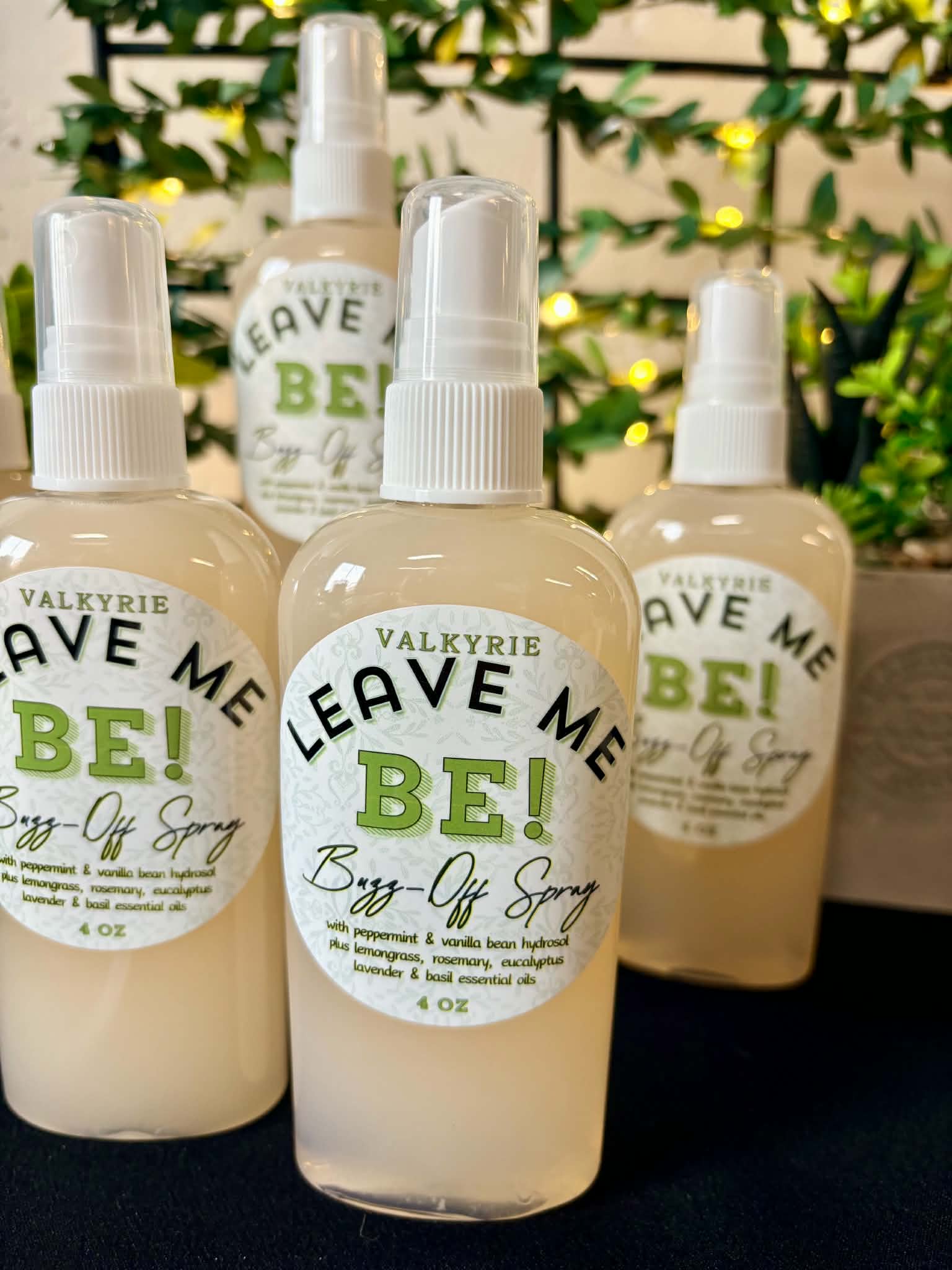 Leave Me Be! Buzz-Off Spray Valkyrie Outdoor Skin Care Ont. Canada