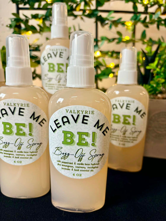 Leave Me Be! Buzz-Off Spray Valkyrie Outdoor Skin Care Ont. Canada