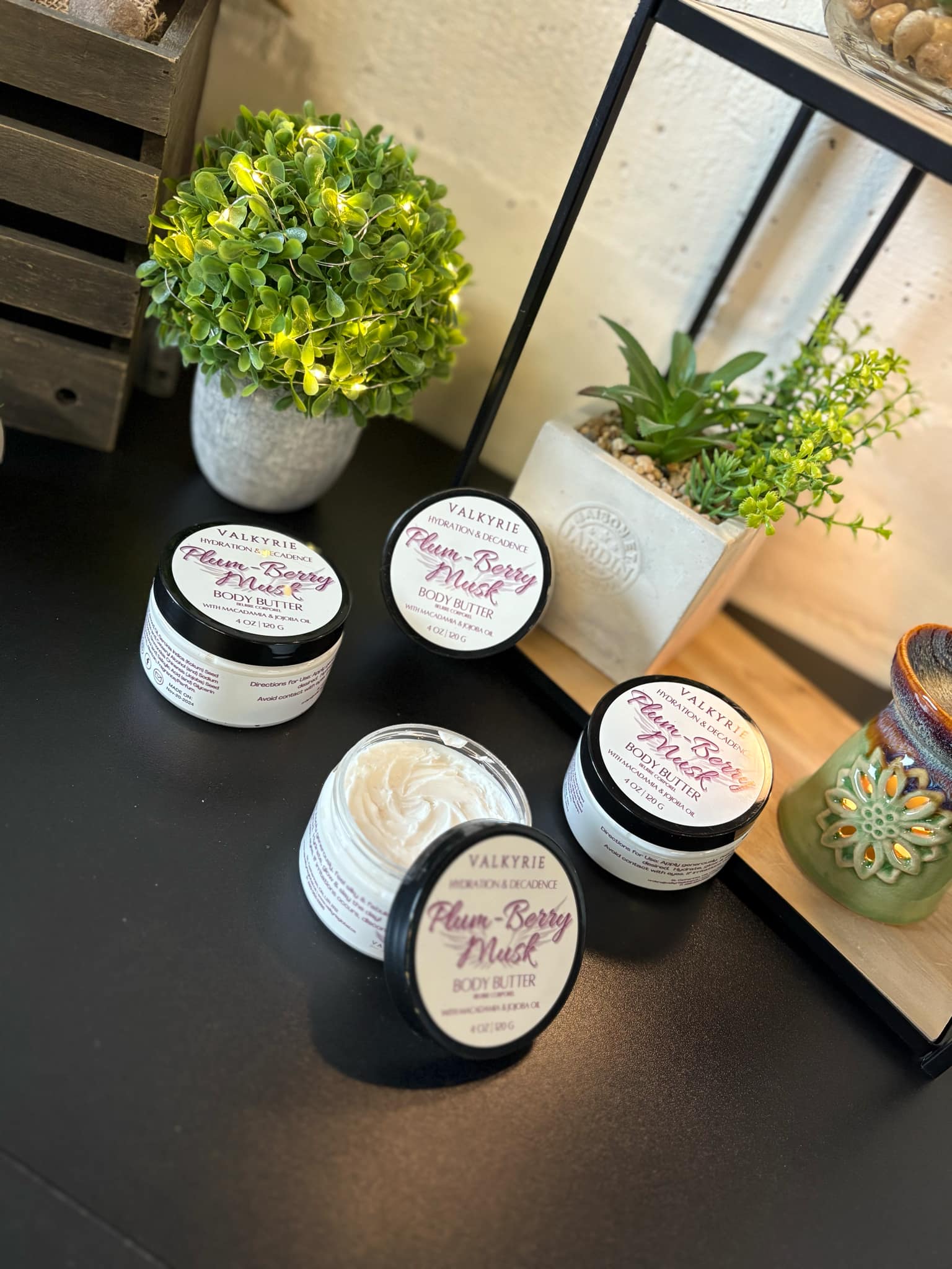 Body Butter - Plum-Berry Musk Valkyrie Global Skin Care Self Care Beauty St. Catharines Ontario Canada