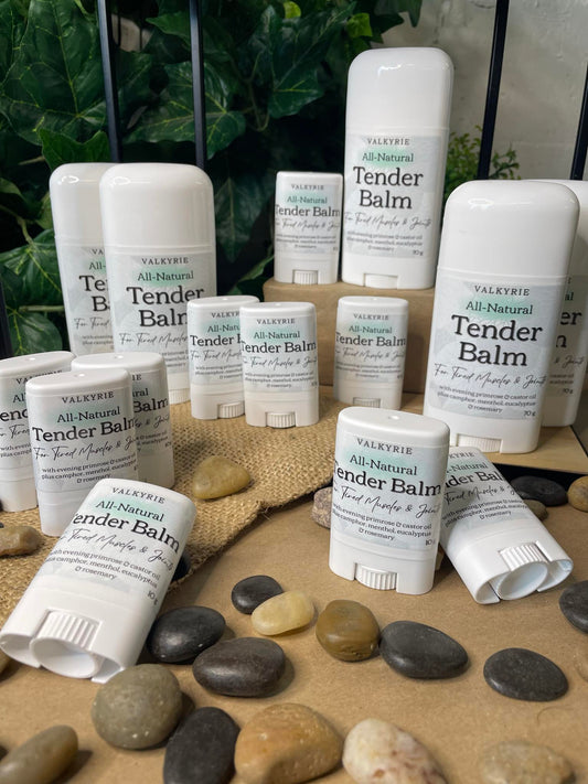 All-Natural Tender Balm Valkyrie Global Natural Skin Care Self Care Beauty St. Catharines Ontario Canada