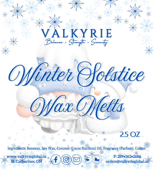 Winter Solstice - Wax Melts Valkyrie Global Home Fragrance Self Care St. Catharines Ontario Canada