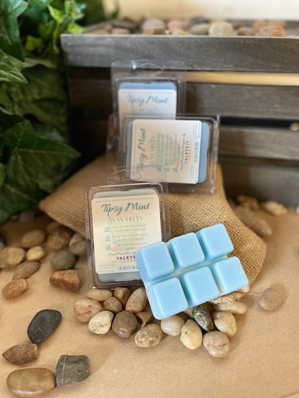 Tipsy Mint Wax Melts Valkyrie Global Natural Skin Care Self Care Beauty St. Catharines Ontario Canada